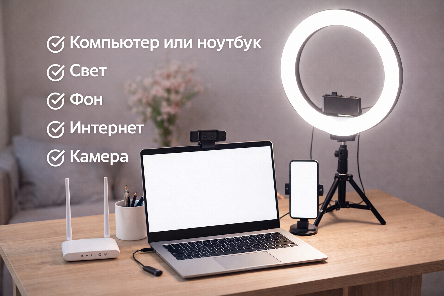 что нужно для старта в вебкам