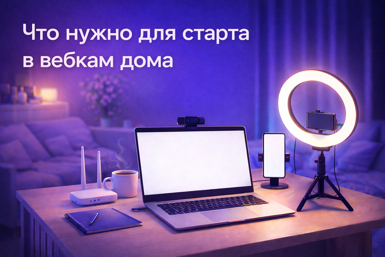 что нужно для старта в вебкам дома